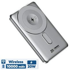 پاوربانک بی‌سیم 20 وات ریمکس مدل CX-2 ظرفیت 10000 میلی آمپر ساعت
